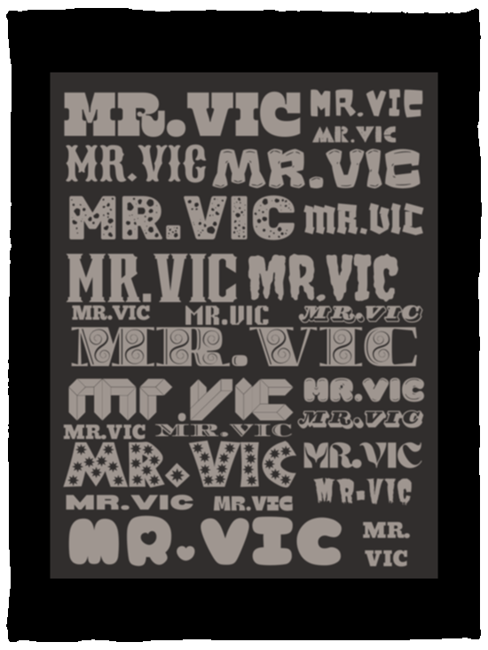 Plush Fleece Blanket - 30x40: MR. VIC