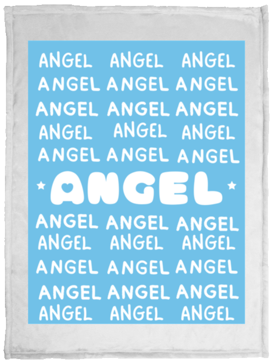 Plush Fleece Blanket - 30x40: ANGEL