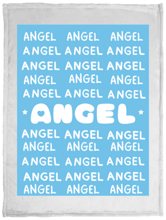 Plush Fleece Blanket - 30x40: ANGEL