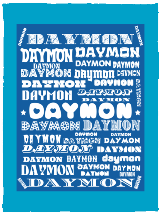 Plush Fleece Blanket - 30x40: DAYMON