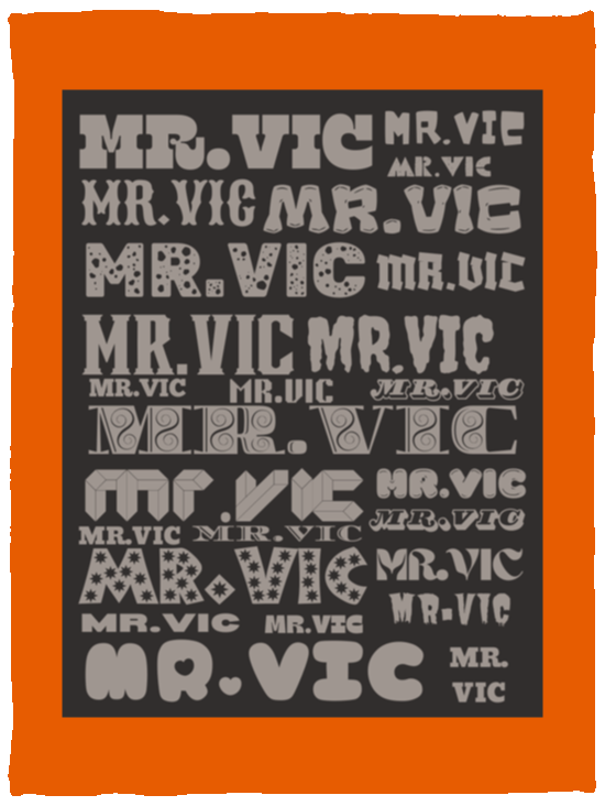 Plush Fleece Blanket - 30x40: MR. VIC