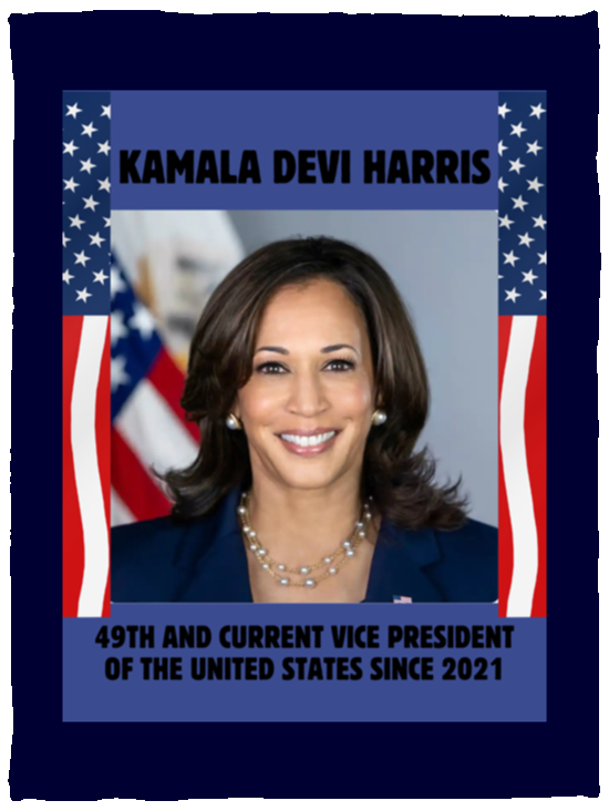 Plush Fleece Blanket - 30x40: VICE PRESIDENT KAMALA HARRIS BLANKET