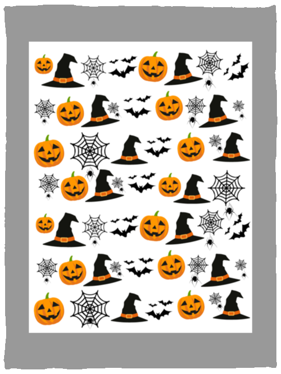 Plush Fleece Blanket - 30x40: HALLOWEEN PUMPKINS, WITCH HATS, BATS,... BLANKET