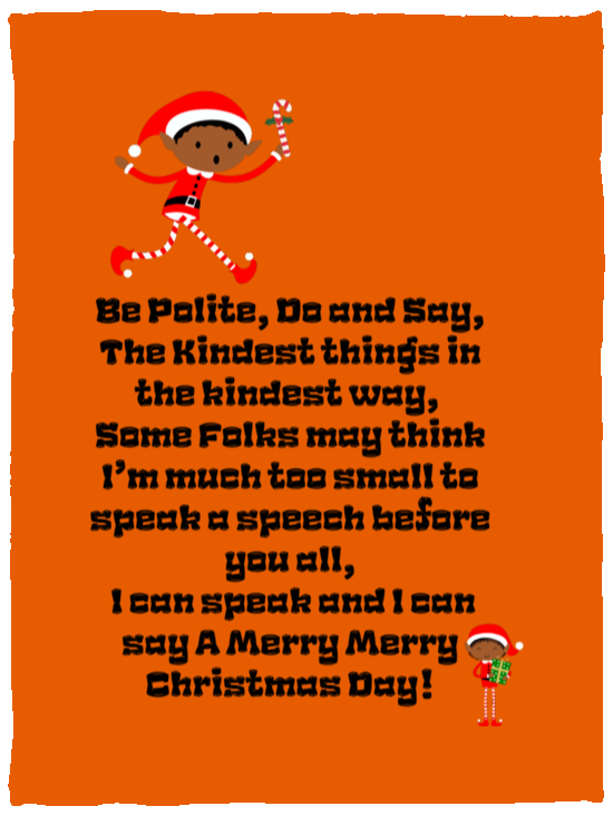 Plush Fleece Blanket - 30x40: ELF JAMES’S CHRISTMAS BLANKET BE POLITE, DO AND SAY, THE KINDEST THINGS,...