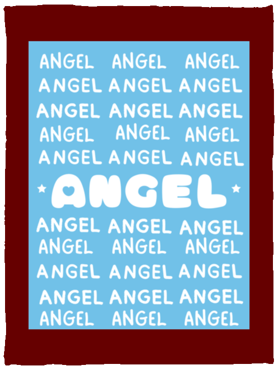 Plush Fleece Blanket - 30x40: ANGEL