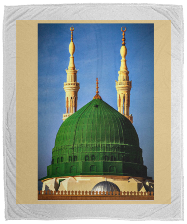 Plush Fleece Blanket - 50x60: MASJID NABAWI BLANKET