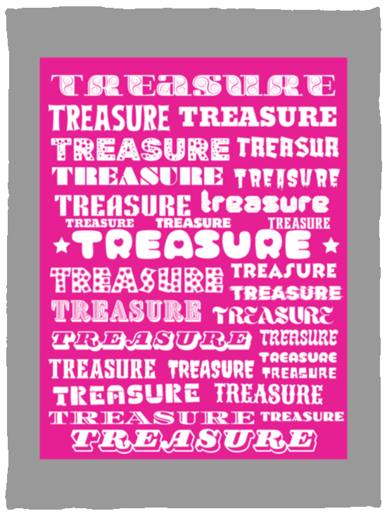 Plush Fleece Blanket - 30x40: TREASURE