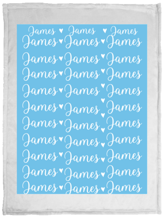 Plush Fleece Blanket - 30x40: James