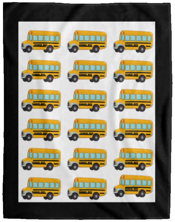 Plush Fleece Blanket - 60x80: BTS: SCHOOL BUS BLANKET