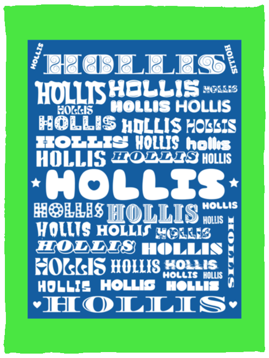 Plush Fleece Blanket - 30x40: HOLLIS