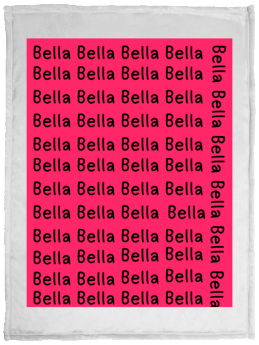 Plush Fleece Blanket - 30x40: NAME BLANKET "BELLA"