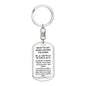 Keychain: WHAT TO SAY WHEN LEAVING THE HOME: In the Name of Allah, I have placed my trust in Allah,...