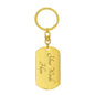 Keychain: INVOCATION FOR RIDING IN A VEHICLE OR ON AN ANIMAL: WITH THE NAME OF ALLAH. PRAISE IS TO ALLAH.