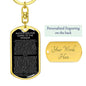 Keychain: INVOCATION FOR GOING TO THE MOSQUE:  O Allah, place light in my heart, and on my tongue light, and in my ears light and in my sight light,...