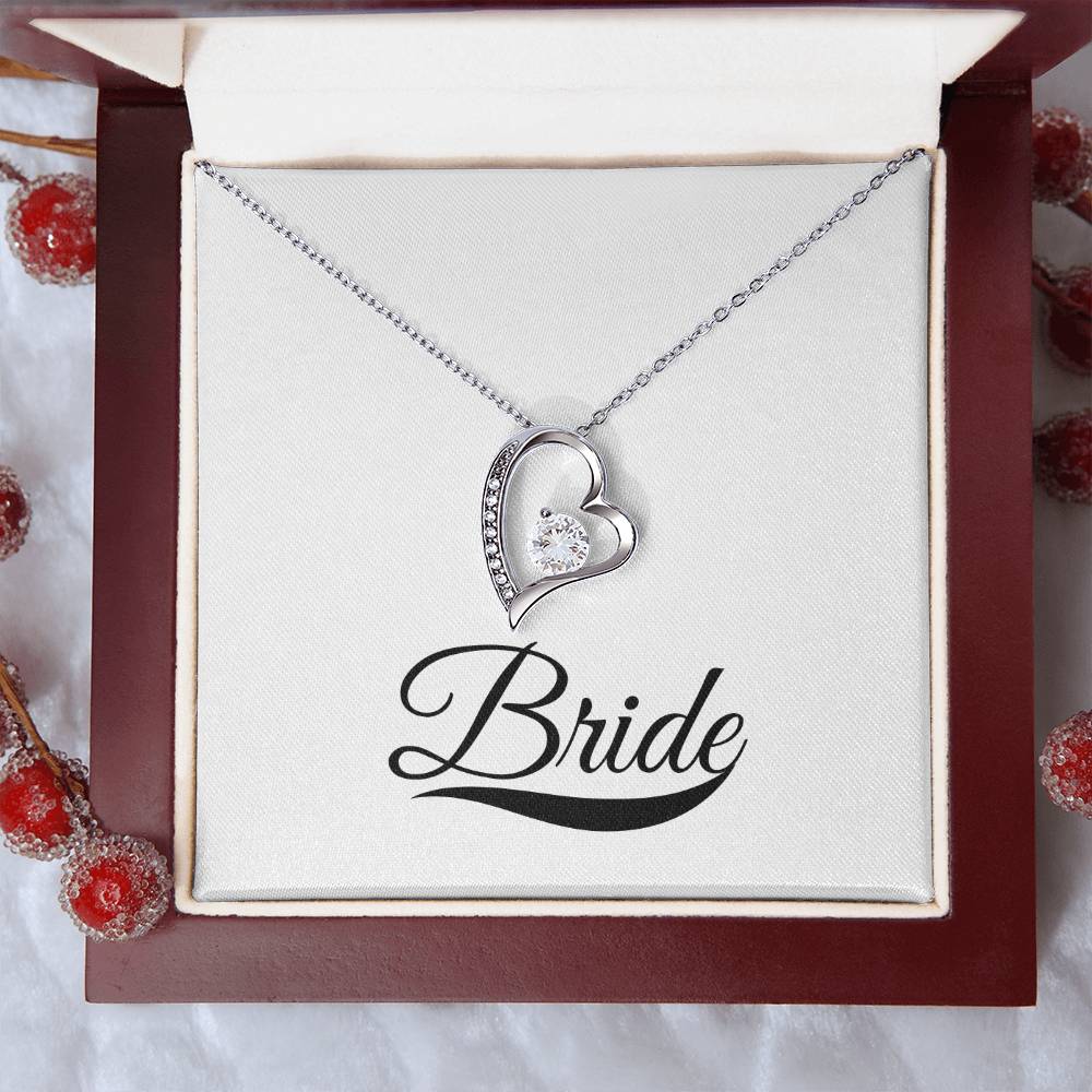 Forever Heart Necklace: Bride