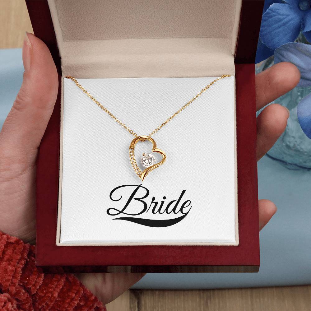 Forever Heart Necklace: Bride