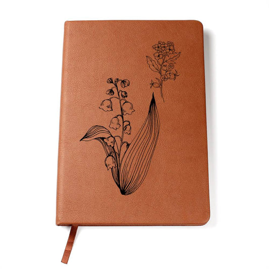 Graphic Journal:  MAY BIRTH MONTH FLOWERS LILY OF THE VALLEY & HAWTHORN