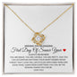 Love Knot Necklace: WISHING YOU AN AMAZING FIRST DAY OF SENIOR YEAR