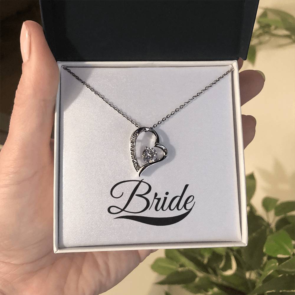 Forever Heart Necklace: Bride