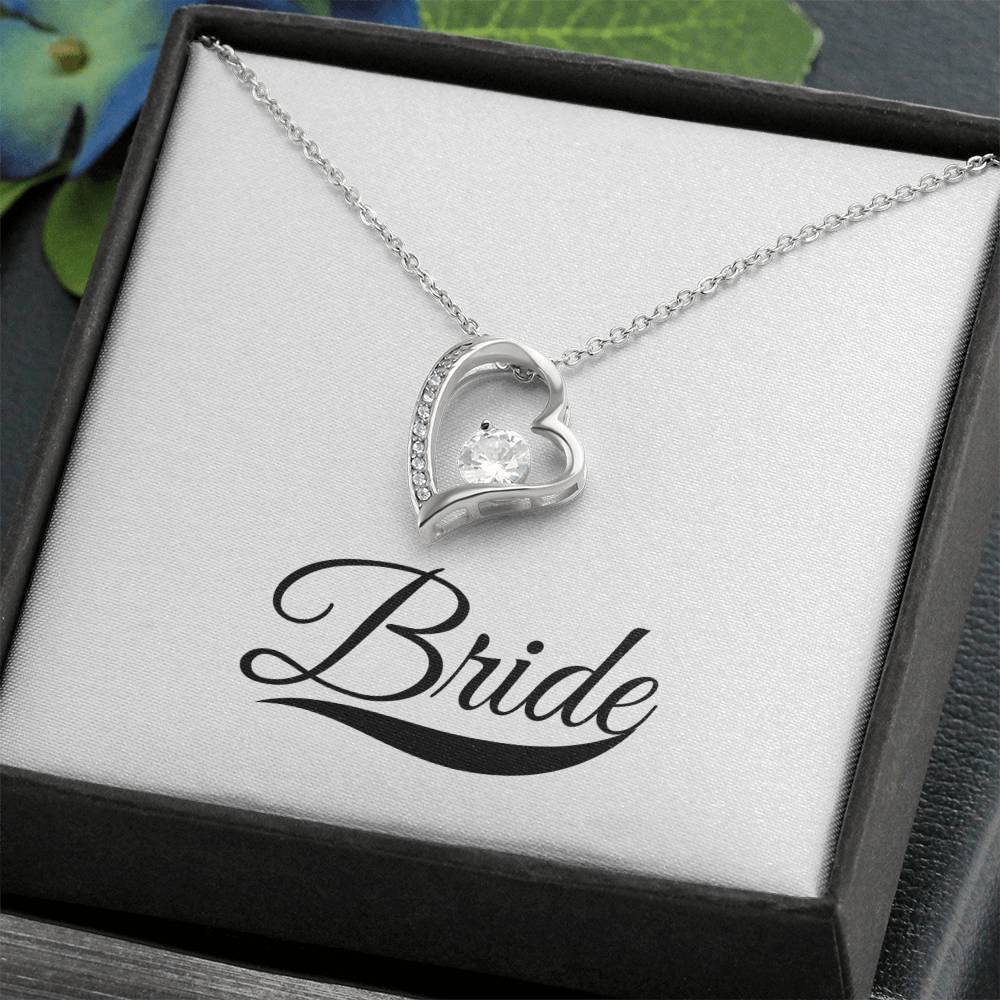 Forever Heart Necklace: Bride