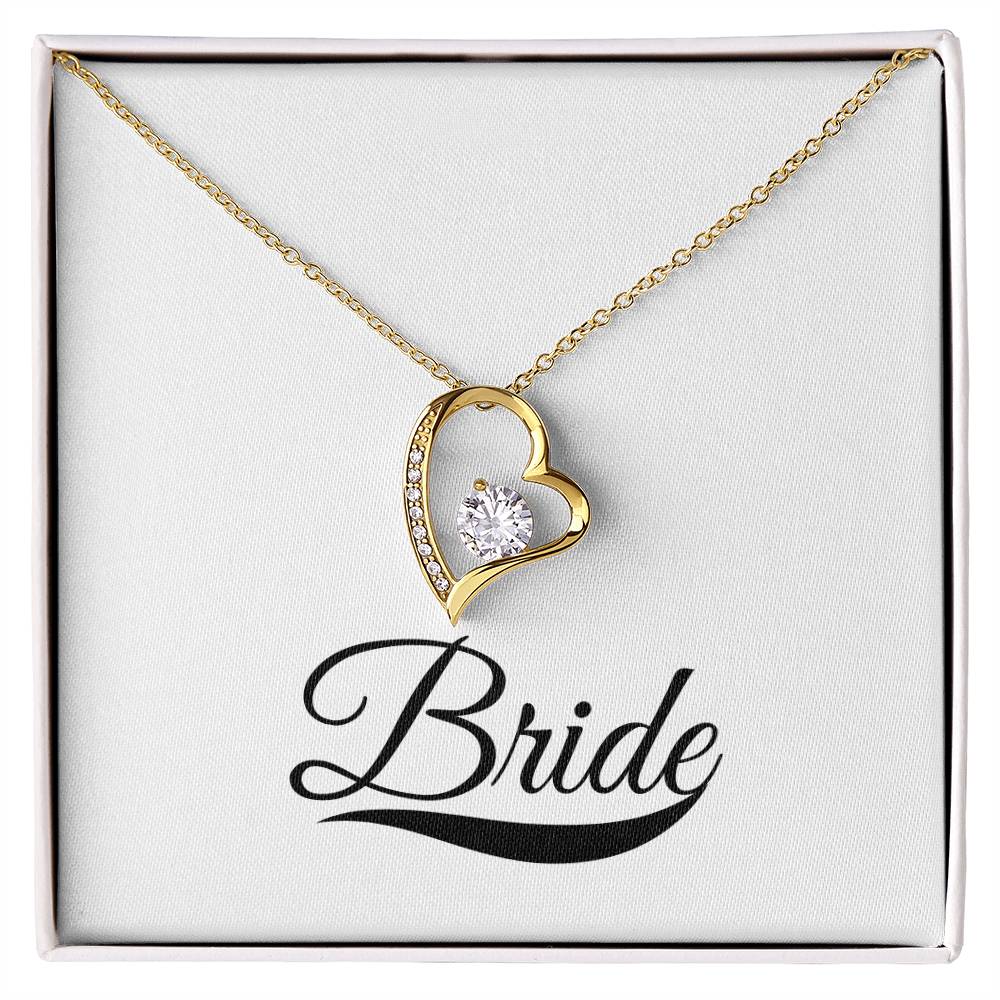 Forever Heart Necklace: Bride