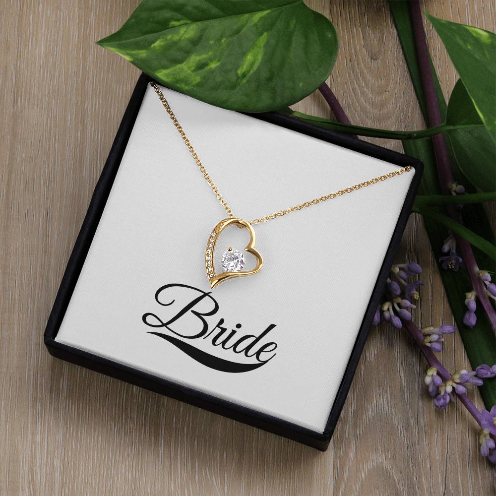 Forever Heart Necklace: Bride